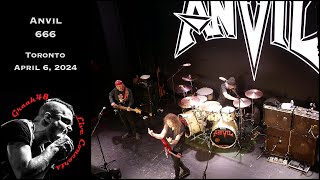 Anvil - &quot;666&quot; - Toronto - April 6, 2024