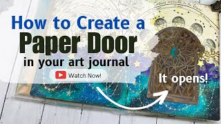 Starry Art Journal Page Tutorial - Art Journal Page with a Celestial Twist