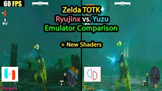 BSoD on X: Many people asked me to compare BOTW on multiple emulators.  Some interesting FPS results at 4K Cemu: 92 FPS (Still the best) yuzu: 87  FPS Ryujinx: 58 FPS With #