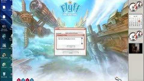 Flyff Server verification error
