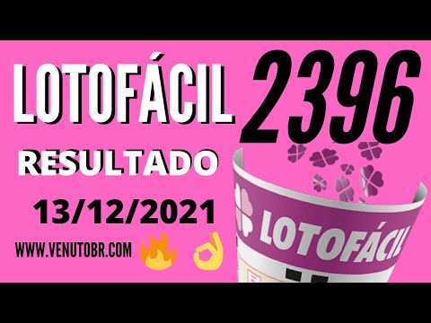 🍀 Resultado Lotofácil 2396