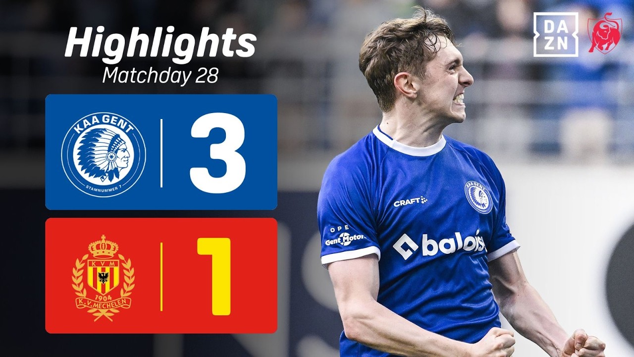 KAA Gent sluipt de top 6️⃣ binnen! 🦬📈 | KAA Gent - KV Mechelen