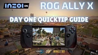 Inzol Rog Ally X First Look - Is It Playable? Quick Tip Guide