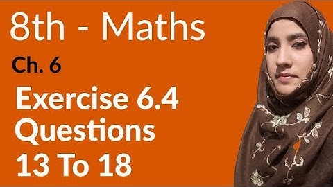 8th Class Math, Factorization,Simultaneous Equations Ex 6.4 Q 13 to 18 - 8th Class Maths