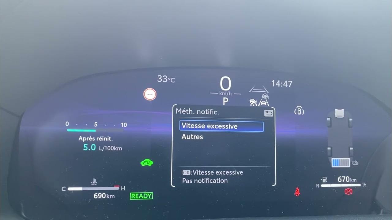 Désactiver bip RSA Yaris Cross MC24 YouTube