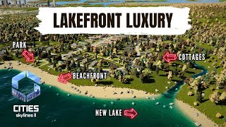 Creating a Lakefront Beach Town in Cities Skylines 2 | Lillehammer Ep 11
