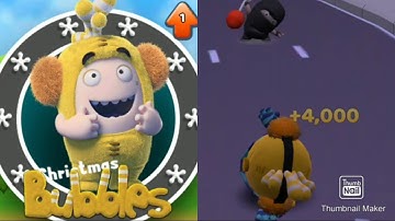 Oddbods Turbo Run - Christmas Bubbles - Gameplay Android, iOS | Kick Tom