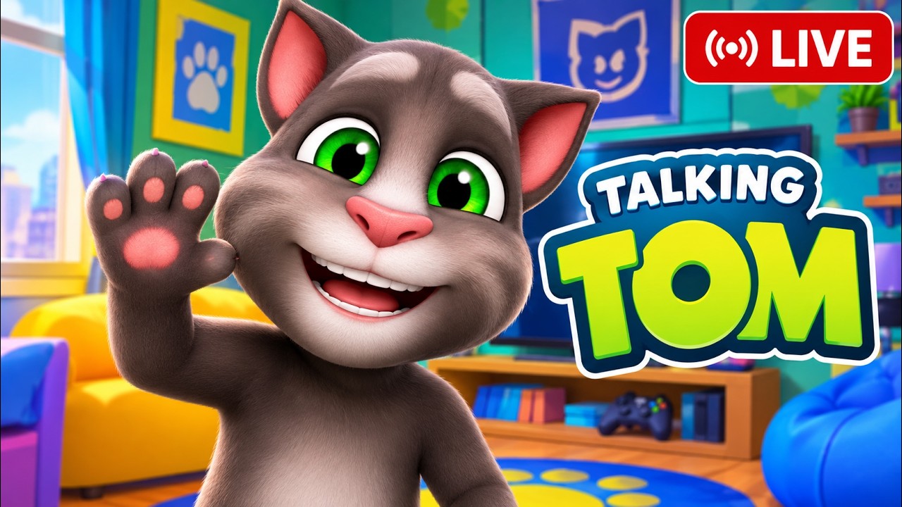 🔴 OLD TALKING TOM LIVE 😂🐱 | FUNNY GAMEPLAY | COME JOIN!