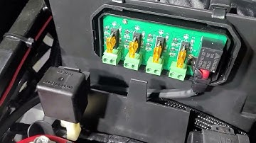 The cleanest install of the auxiliary fuse box on a bike