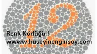 Körlüğü Blindness الألوان