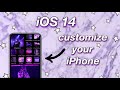 IOS 14 PHONE CUSTOMIZATIONS! | HOW TO CUSTOMIZE YOUR IPHONE