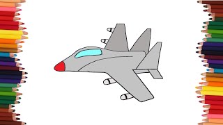 Como Dibujar Un Avion De Guerra Dibujos Faciles