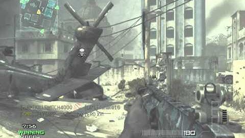 MW3: Spawning And Getting A Cross Map Payback W/ Throwing Knife ! !