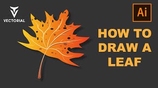 How to Draw a autumn Leaf in Adobe Illustrator screenshot 3
