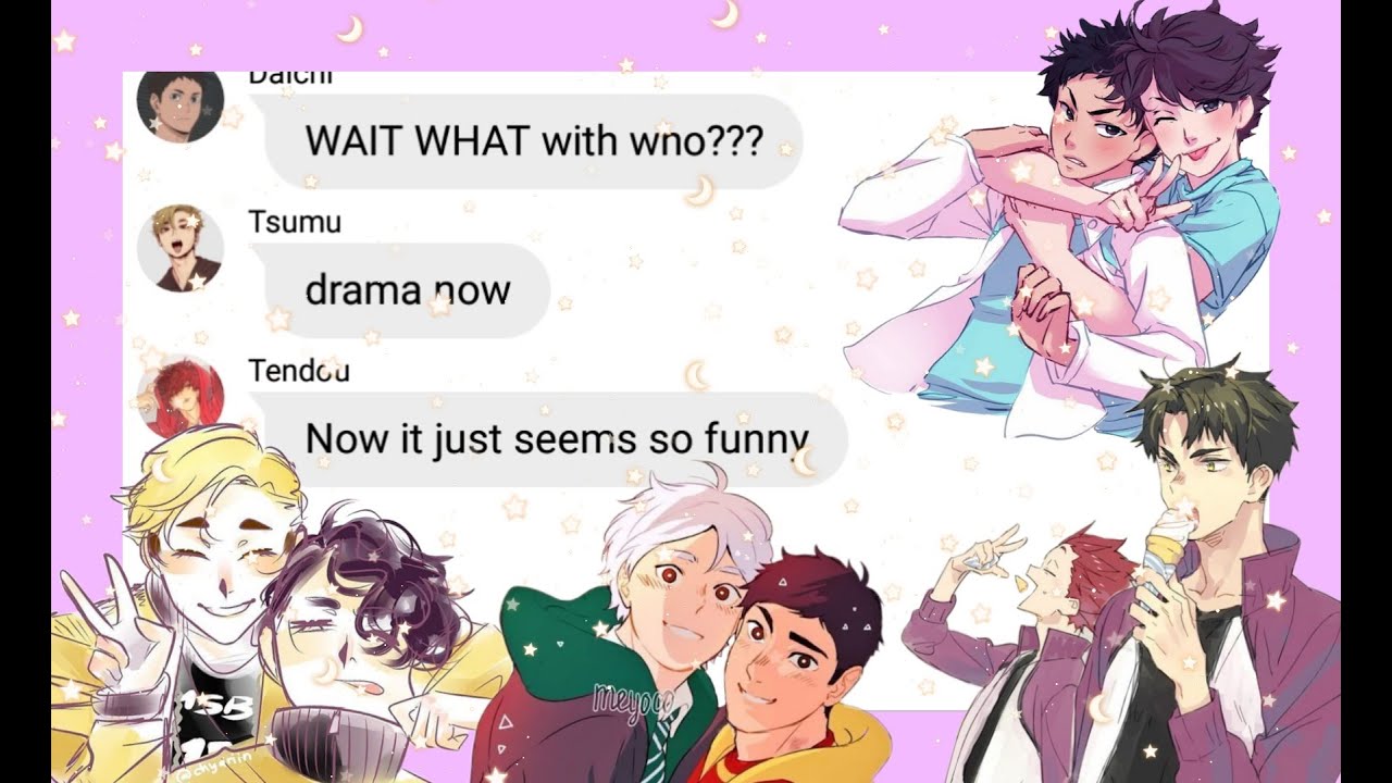 Haikyuu Texts- Baddies Squad lyric prank- (Hair)