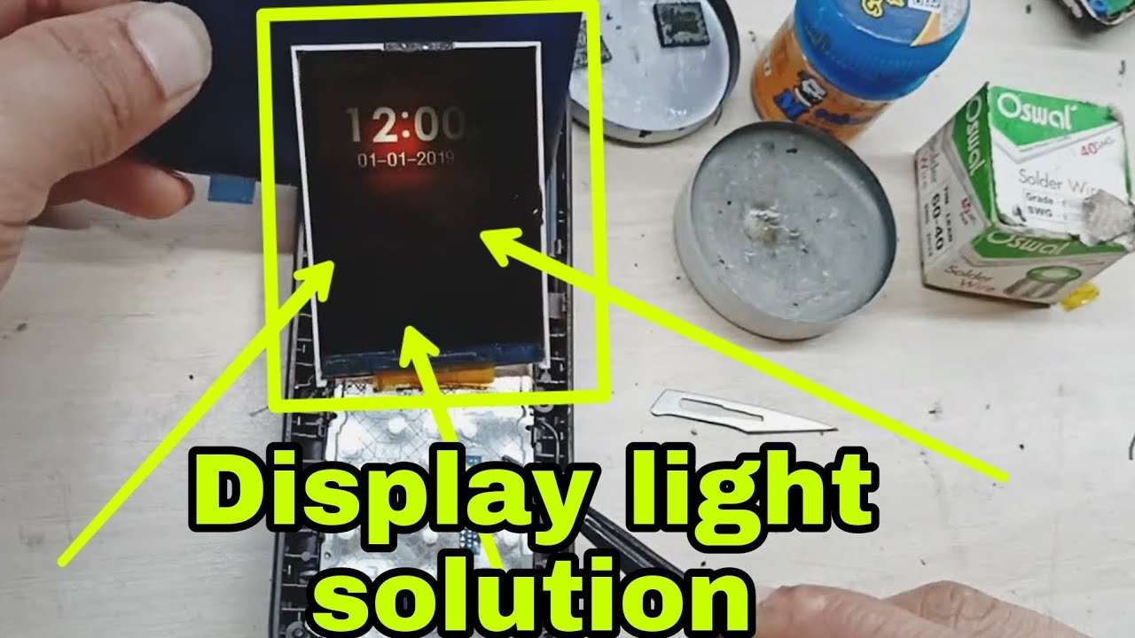 Lava kkt 34 Display Light Solution || Lava kkt34 display light jumper solution