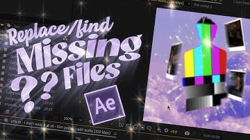 In 40SECS! Find MISSING FILES In After Effects! | Easy Tutorial