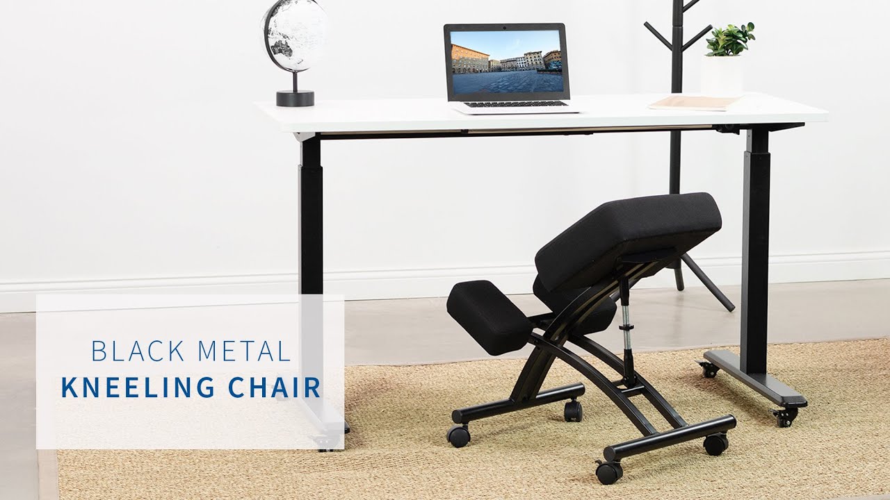 Adjustable Ergonomic Kneeling Chair with Back Support – VIVO - desk  solutions, screen mounting, and more