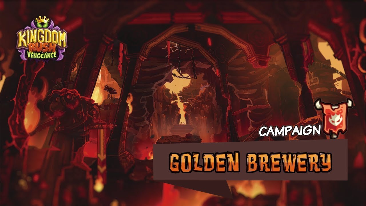 ⚔[GOLDEN BREWERY/CAMPAIGN] Impossible 3 star walkthrough - Kingdom Rush VENGEANCE