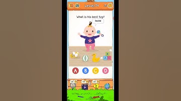 Braindom 2 : Riddles Puzzle Game Level 74 Solution | What is his best toy?