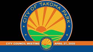 City Council Remote Meeting - Budget Work Session - Monday, April 27, 2020