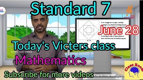First Bell 2.0 STD 07 Mathematics  Class 02  Activity Solving @Class Room