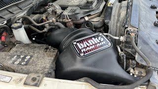 BANKS AIR INTAKE ON 2017 RAM 3500 CUMMINS. THE SOUNDS! YOU NEED THIS!