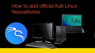 how to add official kali linux repositories