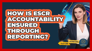 How Is ESCR Accountability Ensured Through Reporting?