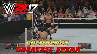 wwe2k17 Online Fun with jdog (Goldbergs Greatest Spear)