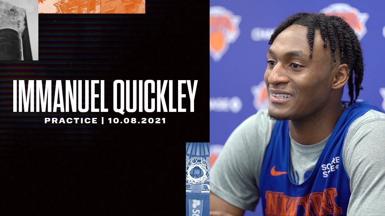 Knicks Practice | Immanuel Quickley (10/08/21) - YouTube