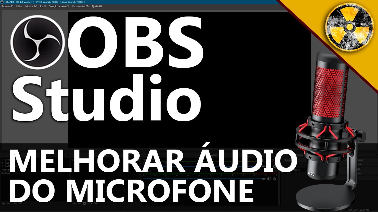 Configuração OBS para Microfone HeadSet Warrior Straton PH305 