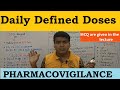 Daily defined doses  what is daily defined doses ddd   pharmacovigilance bpharm lecture