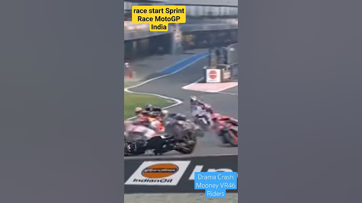 Crash sprint race GPindia 2023