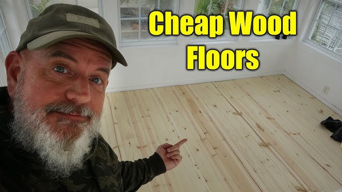 Brown Paper Faux Wood Floors For Less Than $90 - Do-It-Yourself