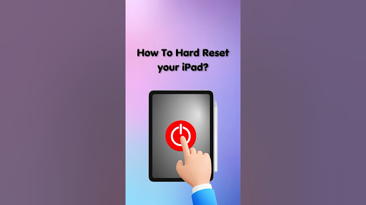 How To Hard Reset Your iPad? #ipadtutorial