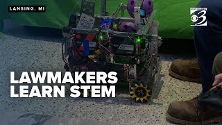 STEM students showcase school projects to lawmakers at Michigan's Capitol