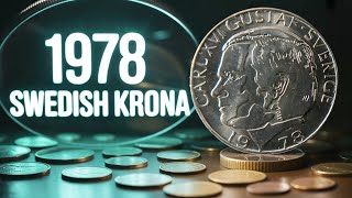 Unboxing 1978 Sverige 1 Krona, europeiska mynt att leta efter!