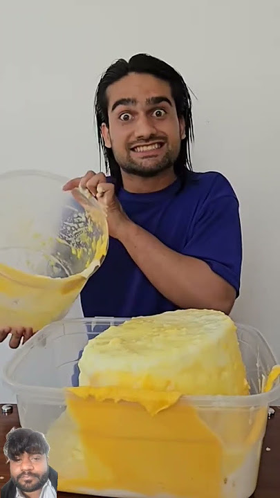 Mr malik #comedy #funny #food #cake #challenge