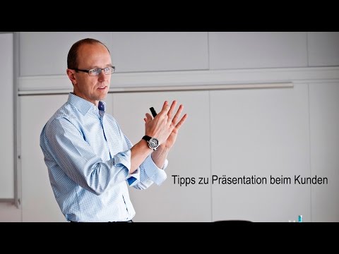 Video: So Präsentieren Sie Ein Produkt