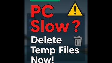 PC slow? Delete Temp Files & Boost Speed!