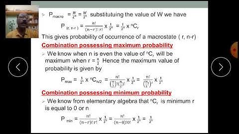 Thermodynamic Probability