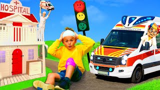 The Kids find out about Traffic Safety with an Ambulance