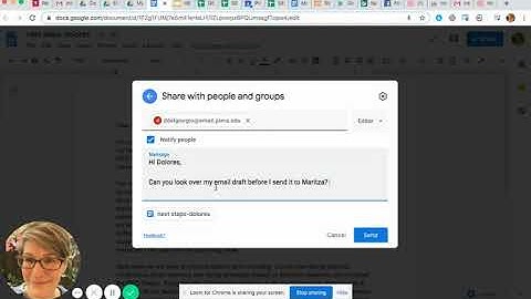 How to share & change share settings in Google Docs