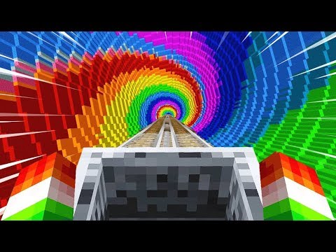 extreme-minecraft-rainbow-roller-coaster!