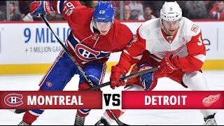 Montreal Canadiens vs Detroit Red Wings | Season Game 73 | Highlights (21/3/17)