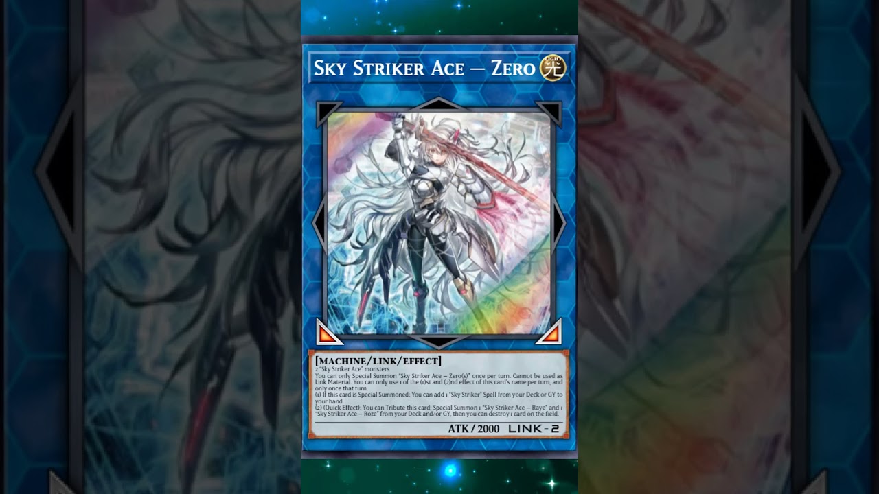 Sky Striker Ace Zero #yugioh #yugiohcards #yugiohtcg - YouTube