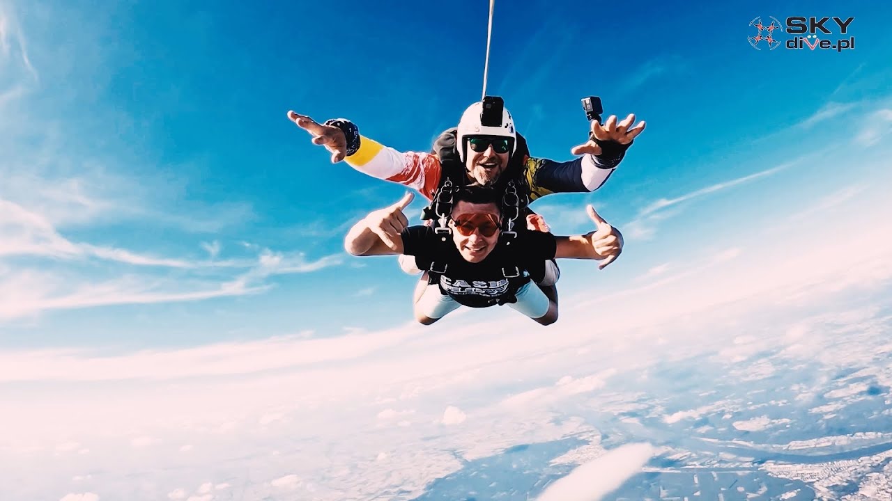 Mój pierwszy skok ze spadochronem w tandemie. Skydive.pl Kruszyn