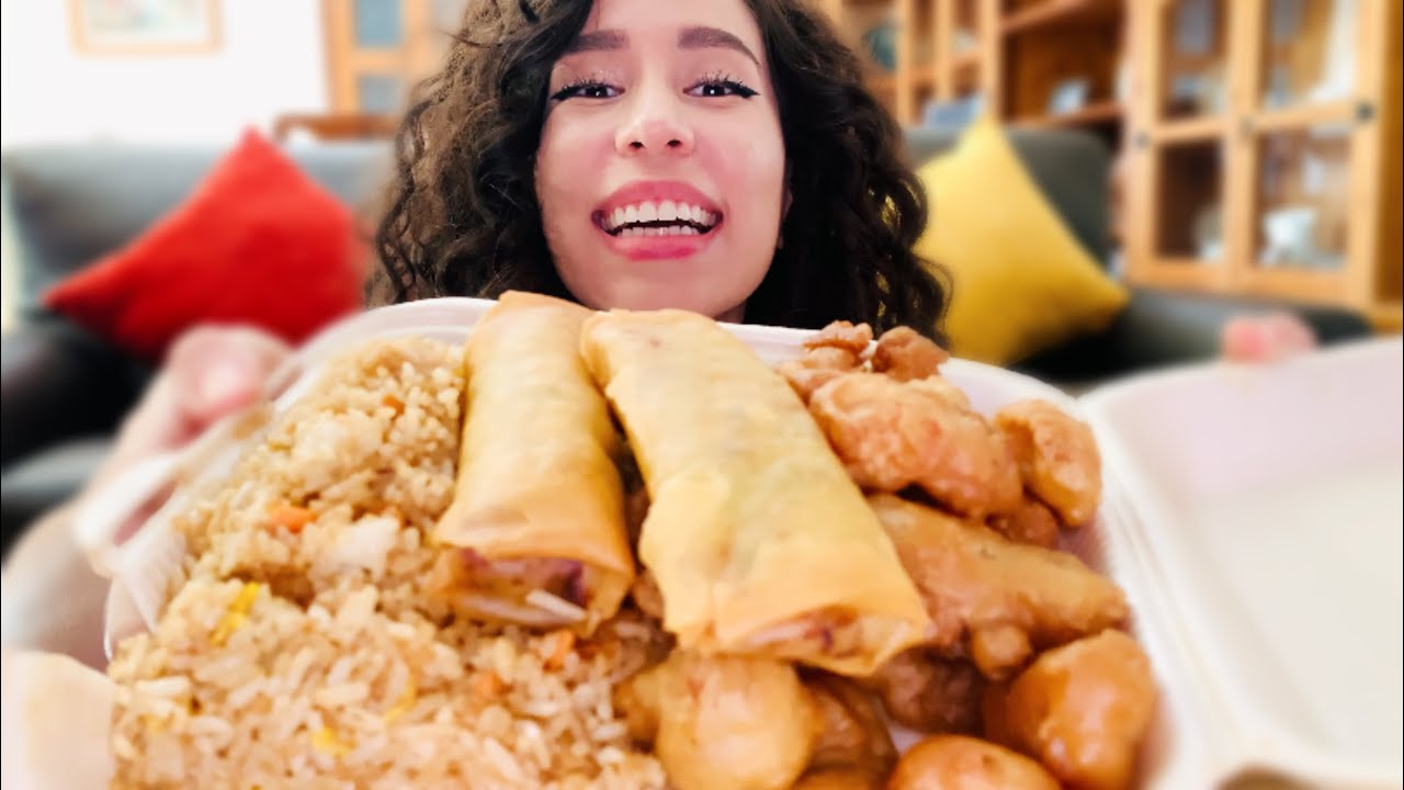 ASMR Comiendo comida China 🇨🇳 crunchy