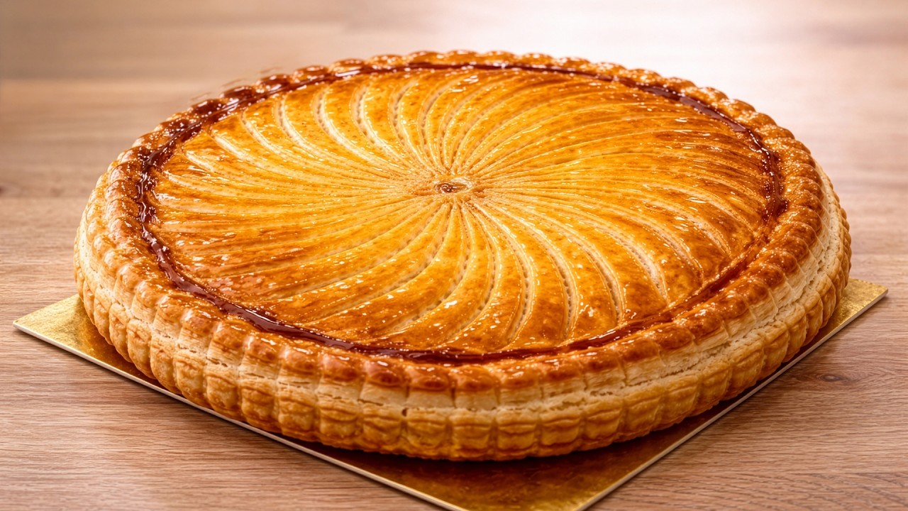 Recette de la traditionnelle galette des rois à la crème d'amandes